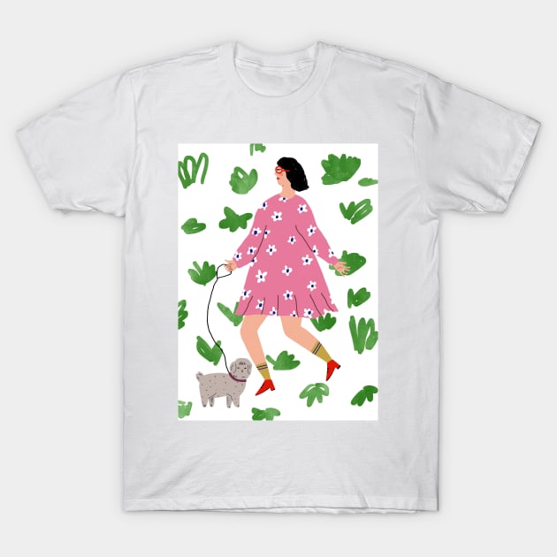 Walk T-Shirt by Sofi Naydenova